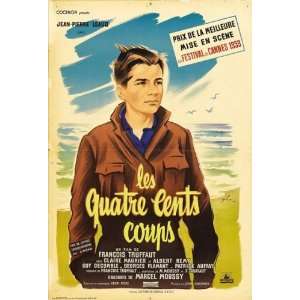 400 Blows Poster French B 27x40 Francois Truffaut Jean Pierre Leaud 