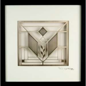  Frank Lloyd Wright Lake Geneva Tulip Shadowbox Framed 