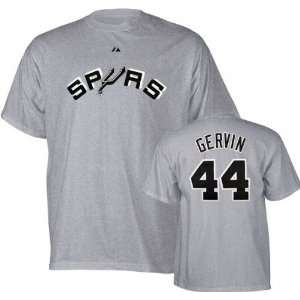 George Gervin Grey Majestic Throwback Player Name and Number San 