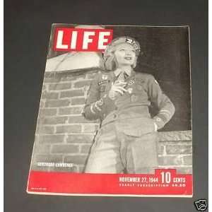     November 27, 1944   Cover Gertrude Lawrence Henry Luce Books