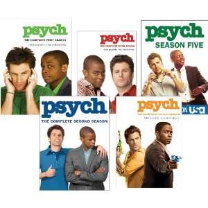  Psych Seasons 1 5 DVD Set Electronics