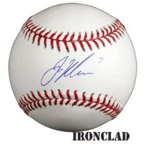 Joe Mauer Autographed Rawlings Baseball w/ #7 Inscription