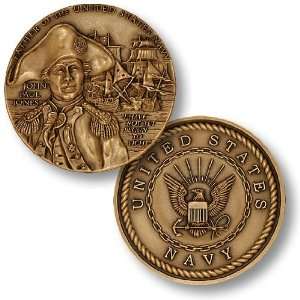  John Paul Jones Navy Challenge Coin 