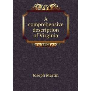    A comprehensive description of Virginia Joseph Martin Books