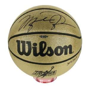  Michael Jordan Signed Mr. June Gold Basketball UDA Sports 