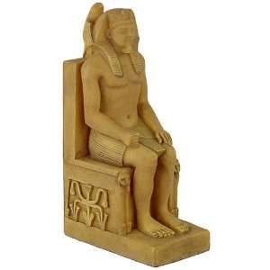  Pharaoh Khefren (Khafre) Seated Miniature, 4 inch H   E 