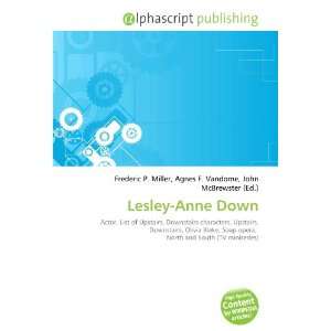  Lesley Anne Down (9786132732811) Books