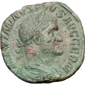  MAXIMINUS I 235AD Sestertius Authentic Ancient Roman Coin 