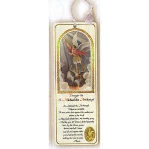  St. Michael Golden Tassel medallion bookmark Everything 