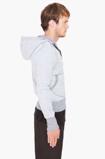 Wings + Horns Zip Front Hoodie for men  