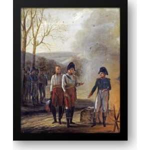  Meeting Of Napoleon And Francois Ii, Emp 30x34 Framed Art 