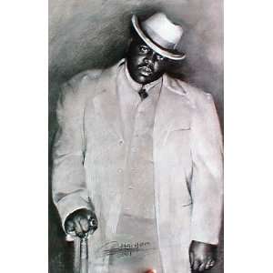 Notorious B.I.G. (In White) Music Poster Print   11 X 17