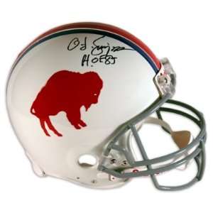  O.J. Simpson Signed HOF 85 Bills t/b Proline Helmet 