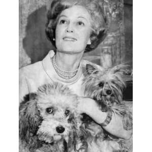  First Lady Patricia Nixon with Pet Dogs, 1969 Premium 