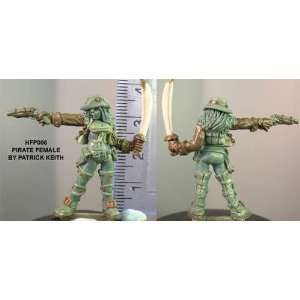 Hasslefree Miniatures Pirates   Patrice, pistol packing 