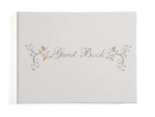 White Wedding Day Guest Book Good Engagement Gift   