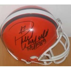 Paul Warfield Memorabilia Cleveland Browns Signed Mini Helmet