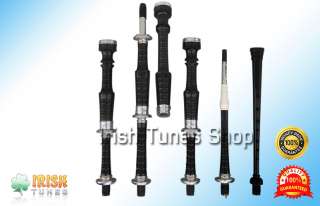   Rosewood Bagpipe Full Set with Metal Engraved   Black Color  