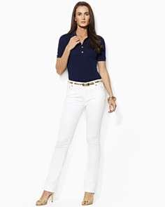 Lauren by Ralph Lauren Petites Exclusive Sheri Slim Fit Polo