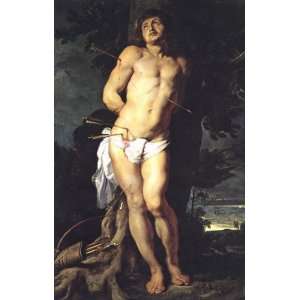  Oil Painting St Sebastian Peter Paul Rubens Hand Painted 