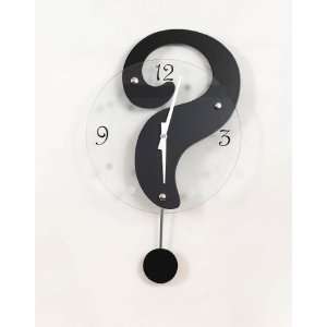  Question Mark Clock With Pendulum