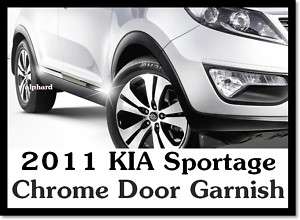 2011 KIA Sportage Chrome Door Garnish Molding Protector  