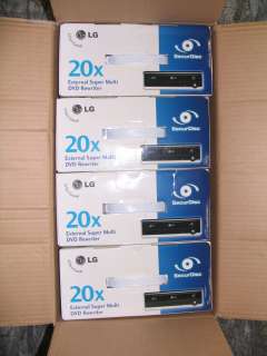   LG External Super Multi DVD Rewriter GSA E60N SecurDisc Dual Layer USB