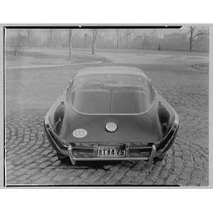  Photo Raymond Loewys Jaguar car. View VI 1956