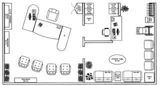 OFFICE FURNITURE KIT 1/2 SCALE Office Space Planning  
