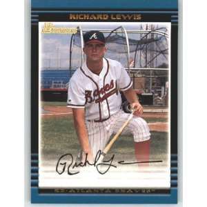  2002 Bowman #230 Richard Lewis   Atlanta Braves (Baseball 