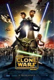 STAR WARS ~ THE CLONE WARS MOVIE POSTER George Lucas  