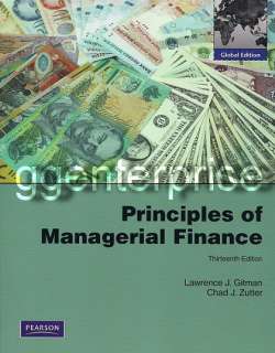 Principles of Managerial Finance 13th Edition Gitman 9780136119463 