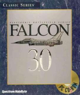 Falcon 3.0 PC CD detailed F 16 flight simulation game  