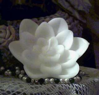 Silicone Lily Lotus Flower Floater Soap Candle Mold  