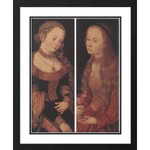  St Catherine of Alexandria and St Barbara 20x23 Framed and 