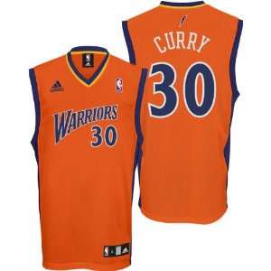Stephen Curry Jersey adidas Orange Replica #30 Golden State Warriors 