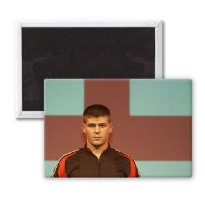 Steven Gerrard   3x2 inch Fridge Magnet   large magnetic button 