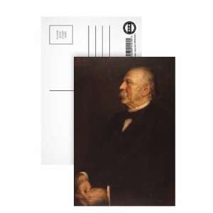 Theodor Fontane (oil on canvas) by German School   Postcard (Pack of 8 