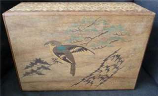   SIZE JAPANESE PUZZLE BOX,MOUNT FUJI 8x5x3 INCHES c 1930s ?  