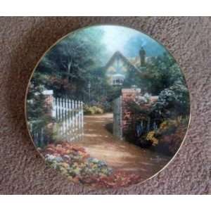 Thomas Kinkade Olde Garden Cottage Collector Plate