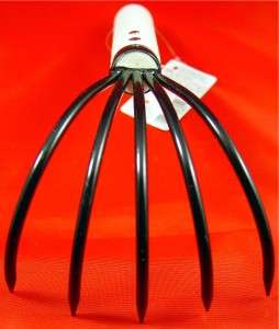  Japanese Chinese Garden 5 Prong Fork Pointed Tip Hand Claw Rake Tool