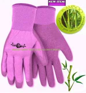 FORM FIT GRIP Soft Bamboo Work Garden Gloves S M L XL  