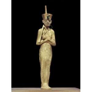 Ushabti of Tutankhamun, Showning King Wearing the Red Crown of the 