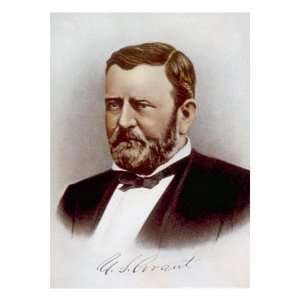  Ulysses S. Grant, U.S. President Premium Poster Print 