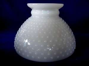 Vintage Milk White Hobnail Glass Lamp Globe/Shade  