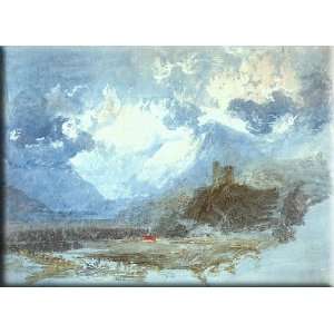   Castle 30x22 Streched Canvas Art by Turner, Joseph Mallord William