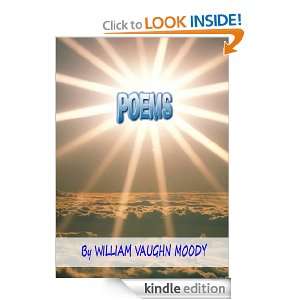 Poems William Vaughn Moody  Kindle Store