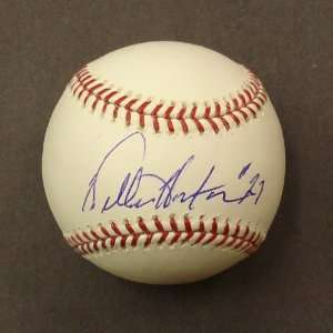 Willie Horton Autographed Official Major League Baseball 
