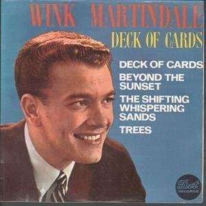   DECK OF CARDS 7 INCH (7 VINYL 45) UK DOT 1965 WINK MARTINDALE Music