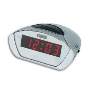   Digital Electronic LED Display Travel Alarm Clock w/ Snooze